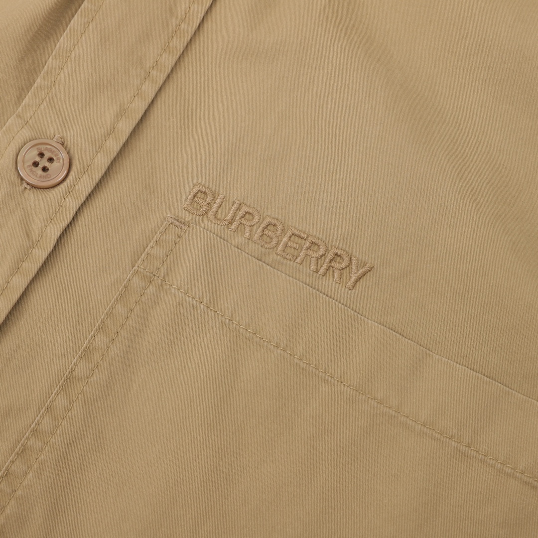 Burberry巴宝莉BBR 23SS 小刺绣长袖衬衫