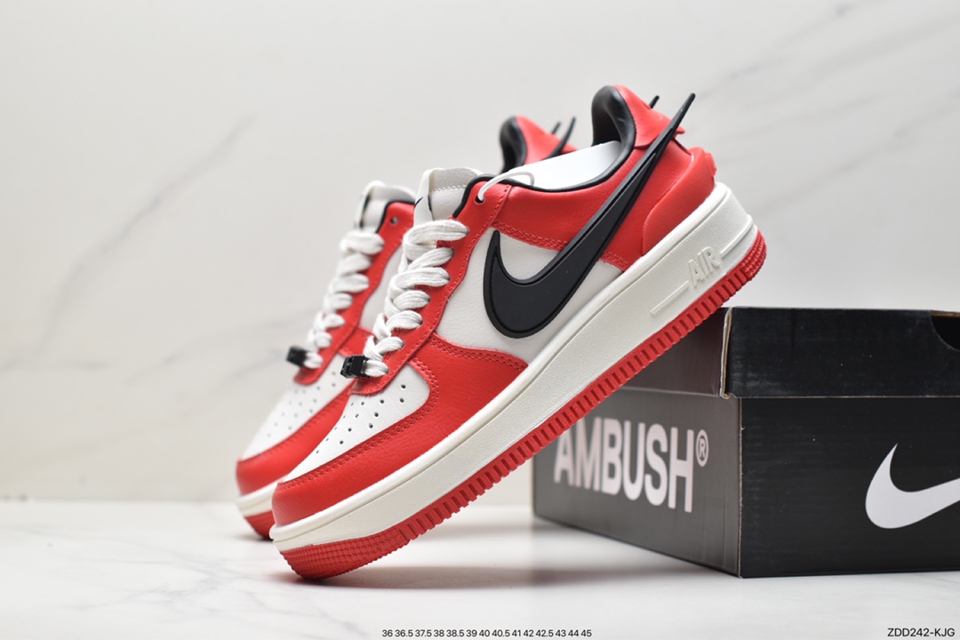 230 AMBUSH x Nike Air Force 1 Low”Blue/Yellow”空军一号板鞋“联名赛车蓝黄大钩”DV3464-005