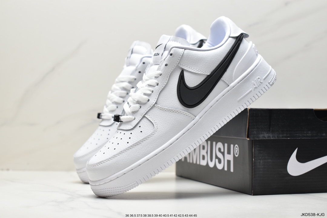 160 AMBUSH x Nike Air Force 1 Low”Blue/Yellow”空军一号板鞋“联名赛车蓝黄大钩”DV3464-001