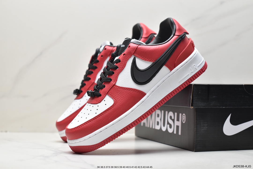 160 AMBUSH x Nike Air Force 1 Low”Blue/Yellow”空军一号板鞋“联名赛车蓝黄大钩”DV3464-001