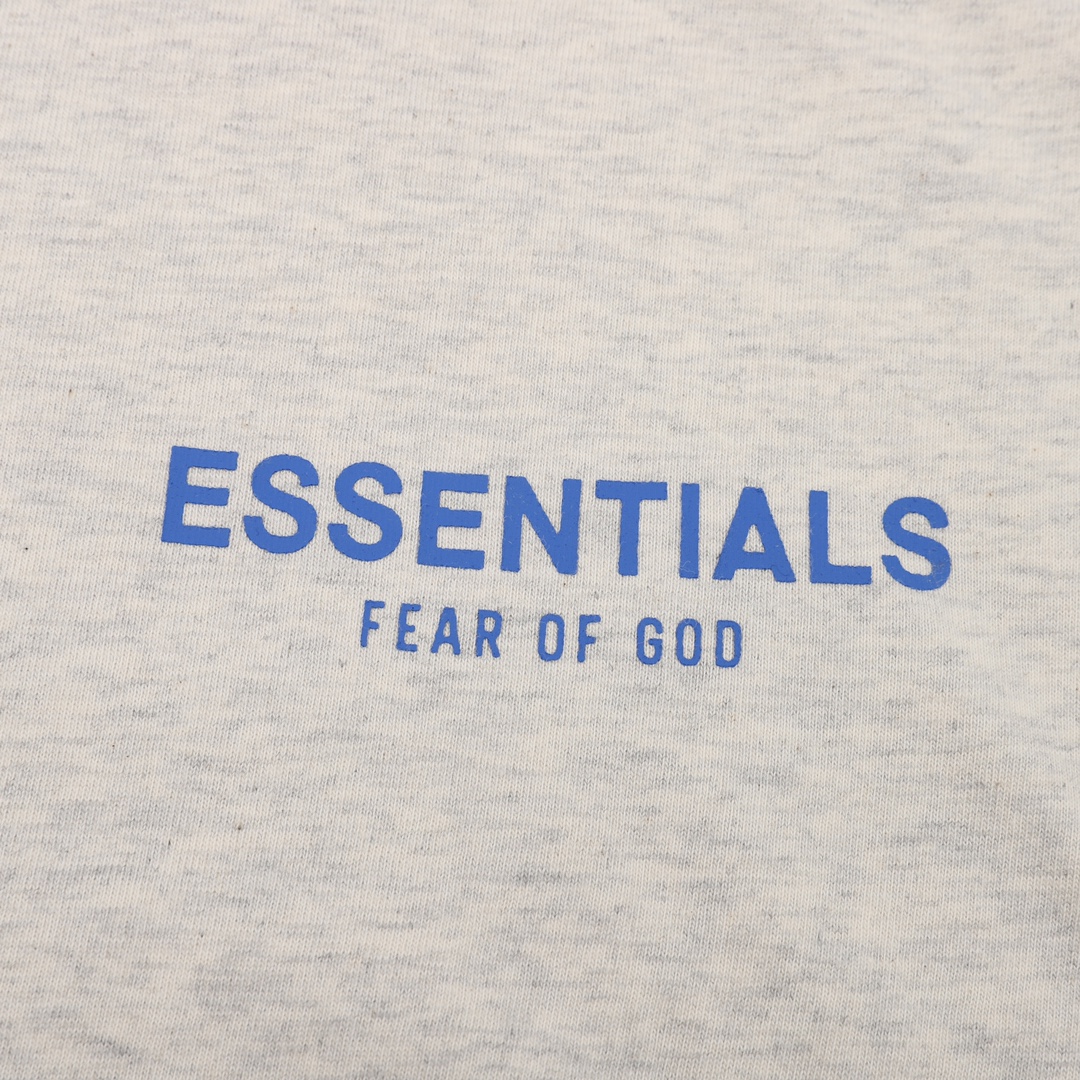 Fear of god 复线ESSENTIALS联名TMC LA慈善限定款刺绣贴布短袖