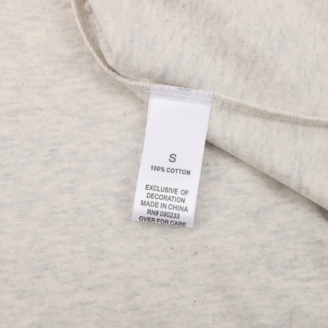 Fear of god 复线ESSENTIALS联名TMC LA慈善限定款刺绣贴布短袖