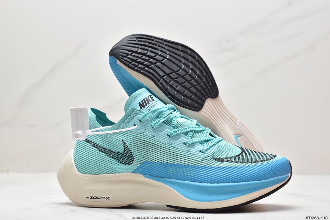 150 ZoomX Vaporfly NEXT% 2”Ice Blue”破2系列马拉松泡棉超轻缓震运动慢跑鞋 CU4111-100