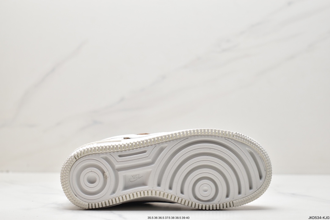 160 耐克Nike WMNS Air Force 1 Shadow 马卡龙空军一号轻量增高低帮百搭板鞋 FB1857-111