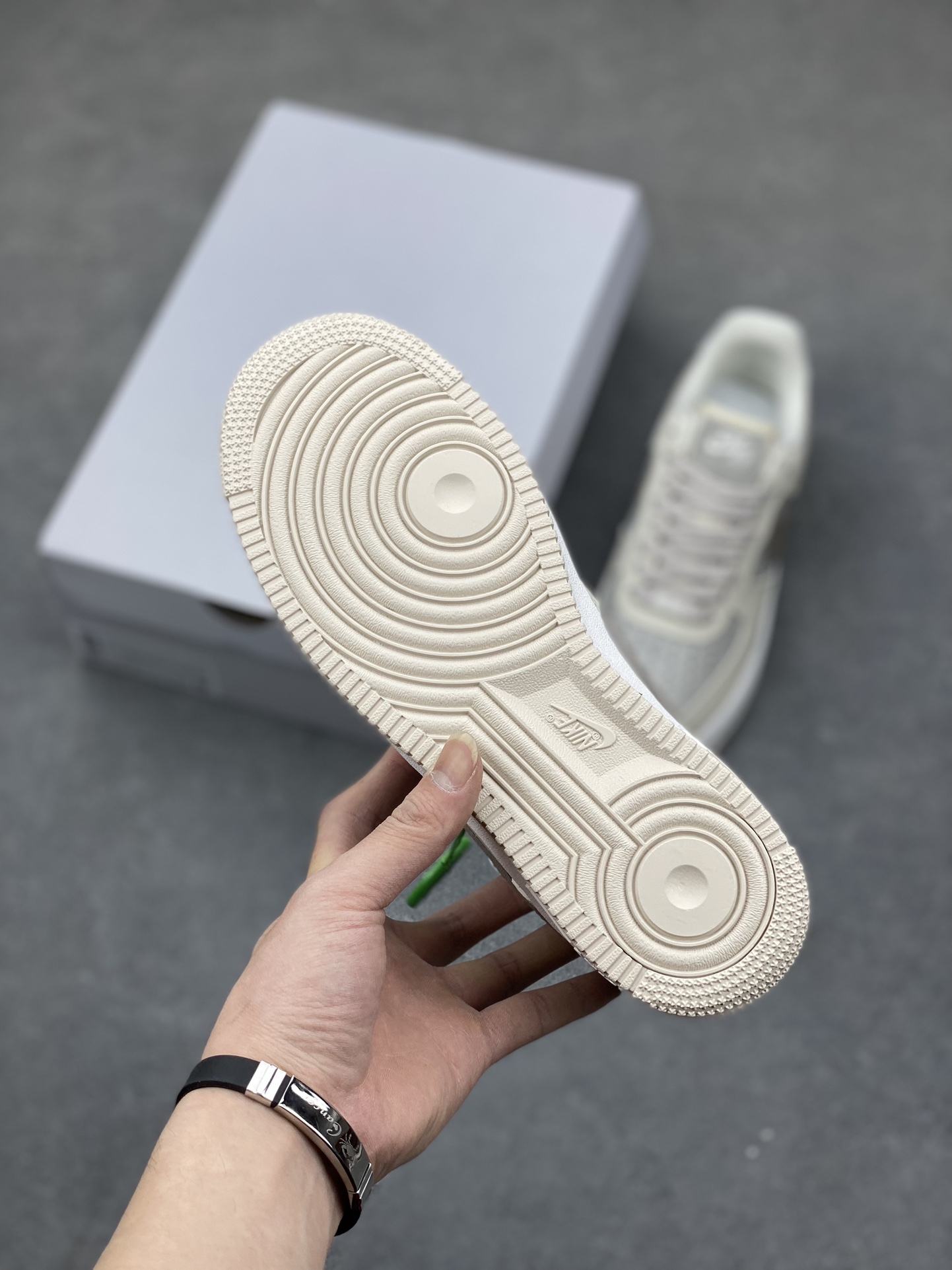 Nike Air Force 1 '07 QS Milk White/Brown Low Top Sneakers,FB8483-100 7 i1681673788 3870 5