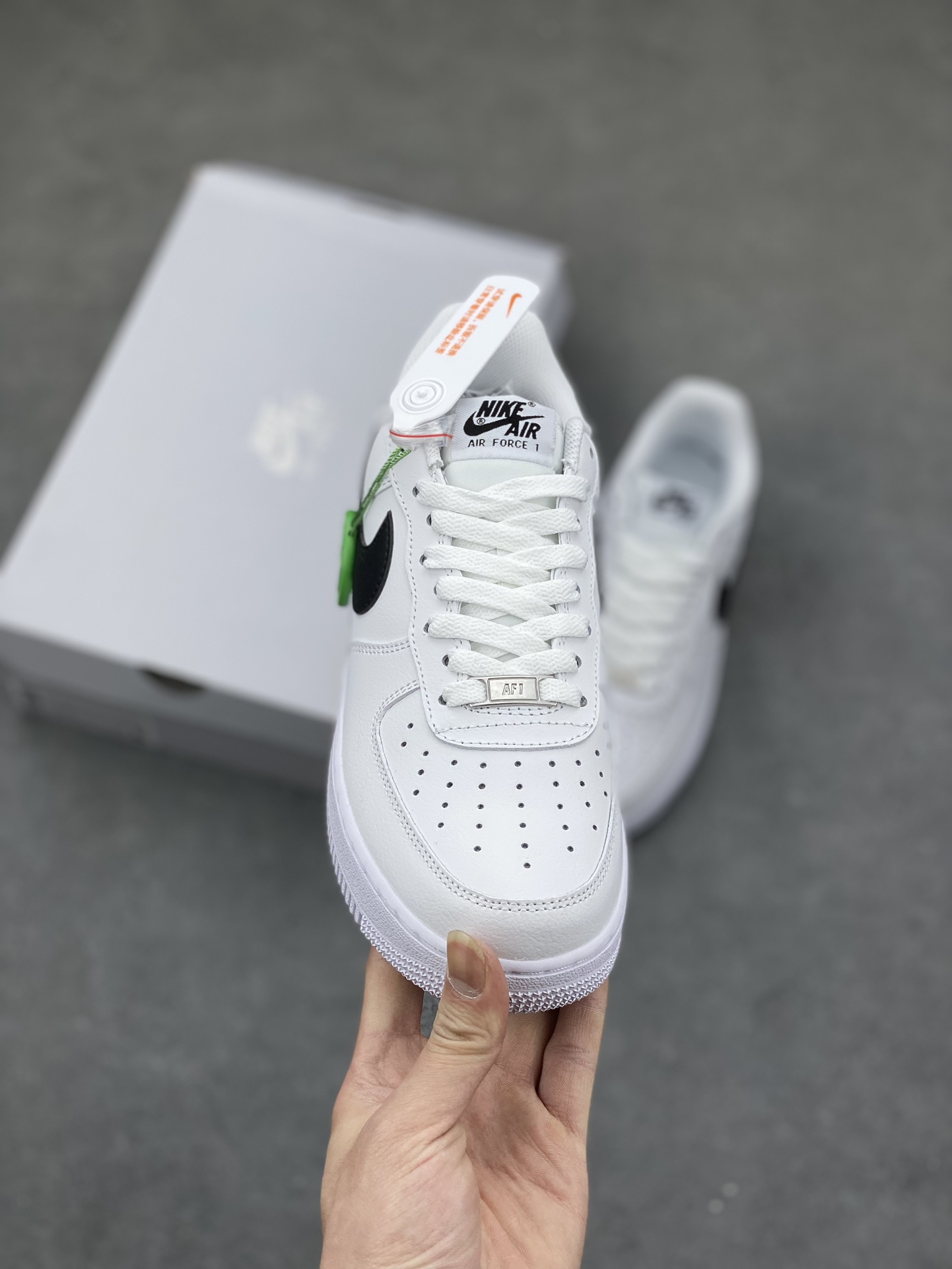 NK Air Force 1 Low '07: White/Black, Fashionable, Durable, and Comfortable 3 i1681673906 9334 1