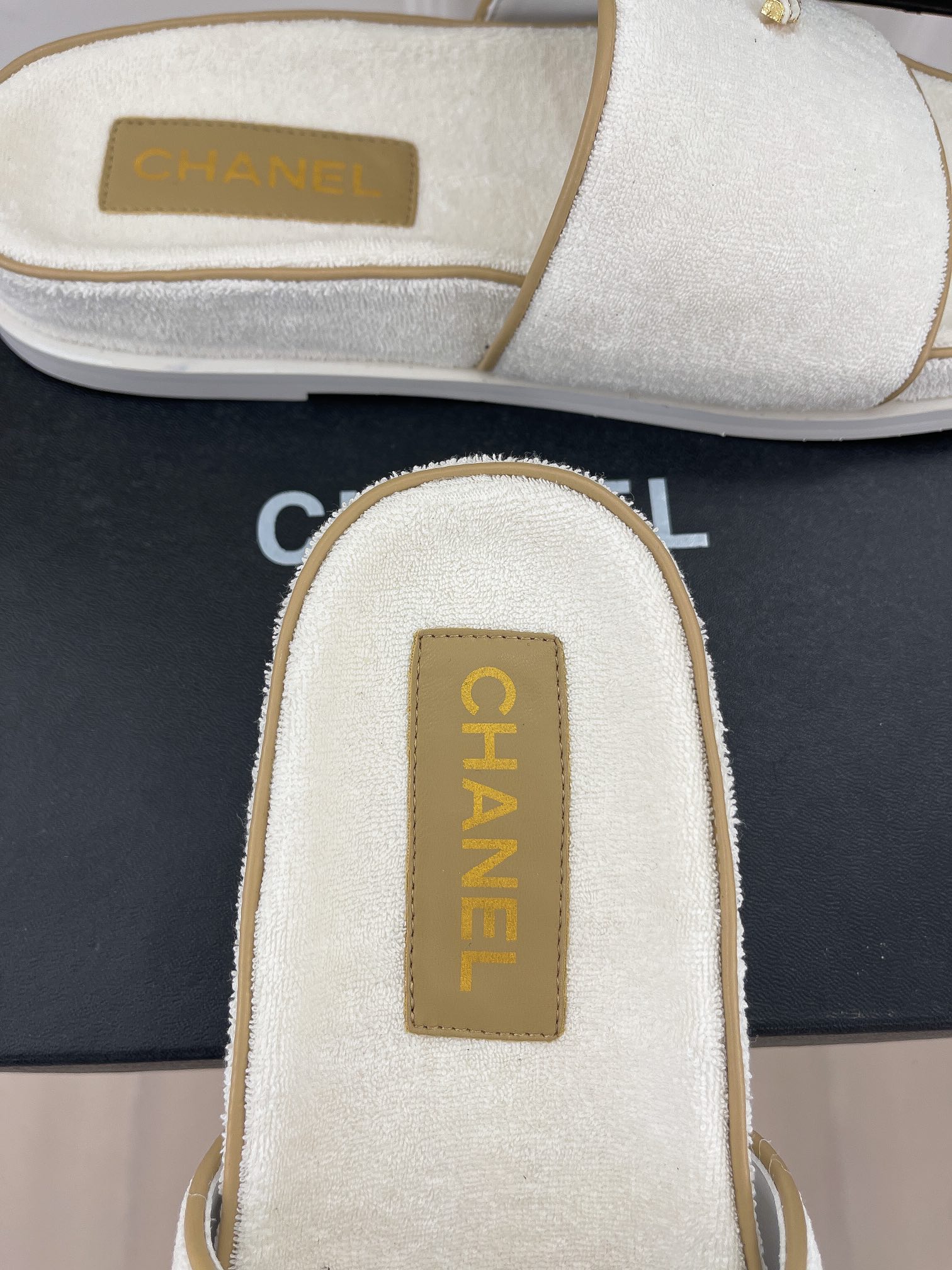 CHANE*小香23c春夏新品毛巾布