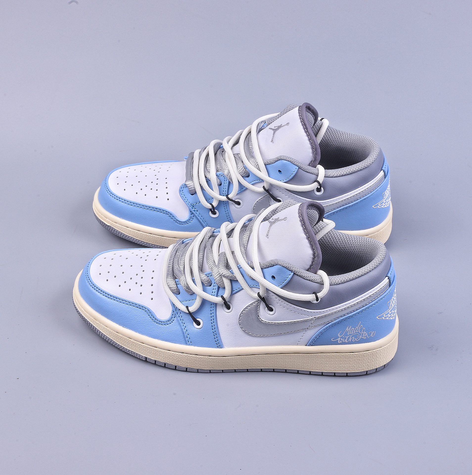 200 Air Jordan 1 Low AJ1 乔1定制版 绑带解构 运动文化篮球鞋  553558-053