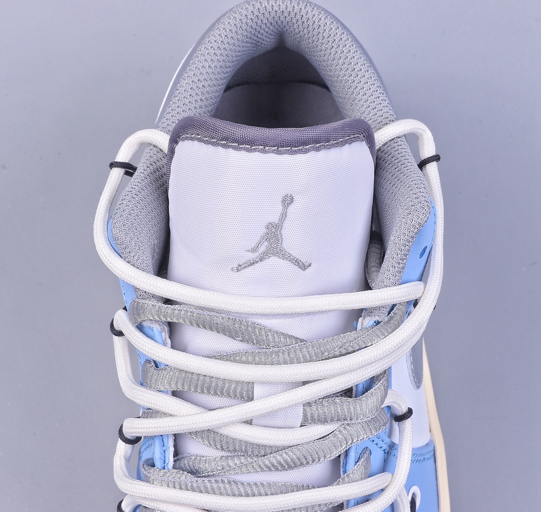 200 Air Jordan 1 Low AJ1 乔1定制版 绑带解构 运动文化篮球鞋  553558-053