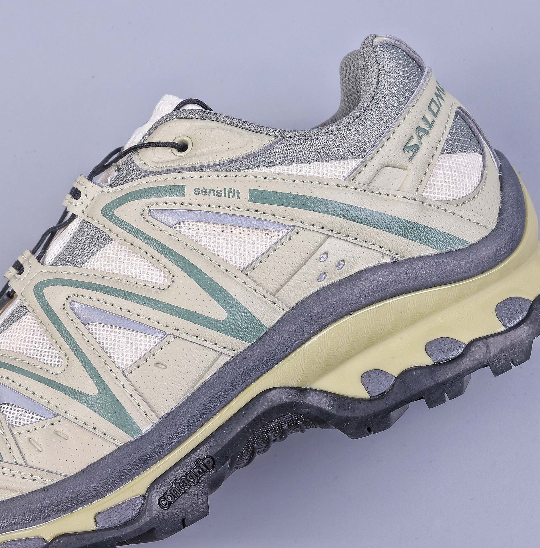 Green X Salomon XT-Quest ADV ”Beige” Salomon Explorer Series Outdoor Cross-Country Running Shoes 417590-32