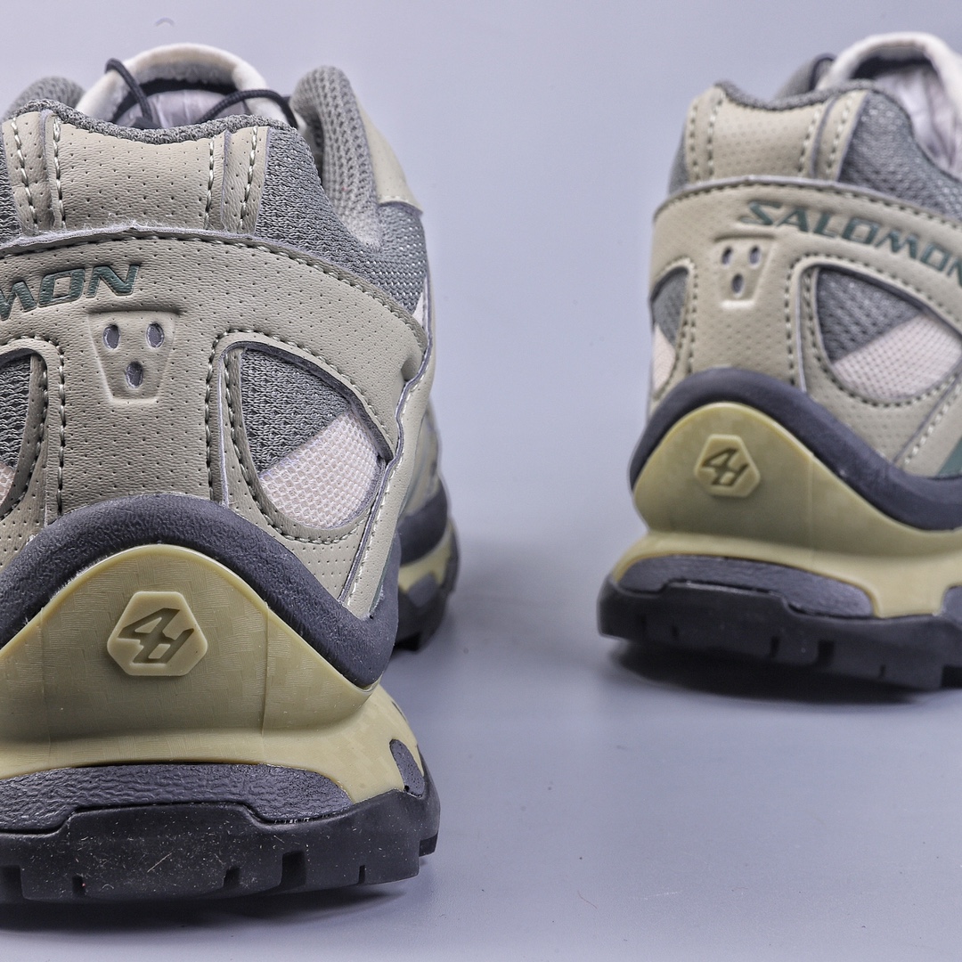 Green X Salomon XT-Quest ADV ”Beige” Salomon Explorer Series Outdoor Cross-Country Running Shoes 417590-32