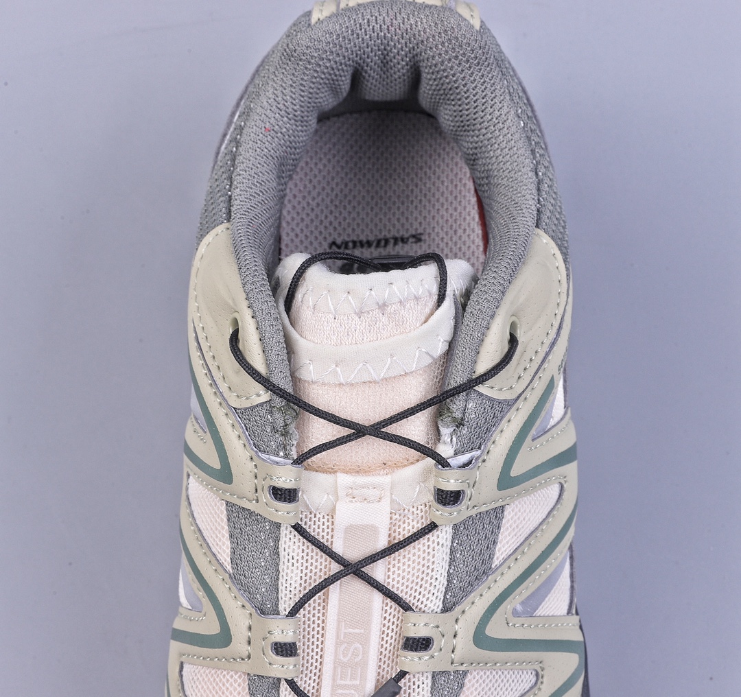 Green X Salomon XT-Quest ADV ”Beige” Salomon Explorer Series Outdoor Cross-Country Running Shoes 417590-32