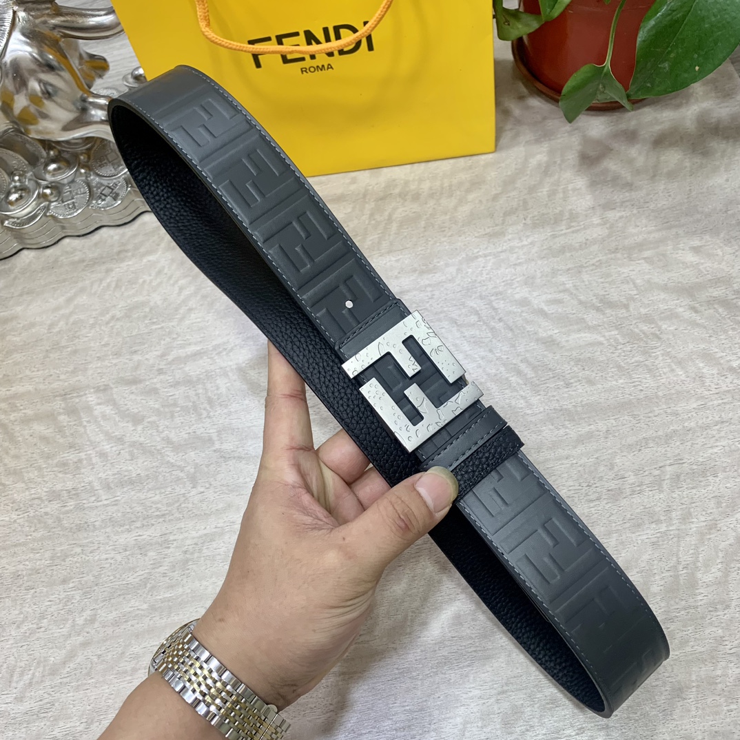 FENDl宽40MM双面原版小牛皮搭