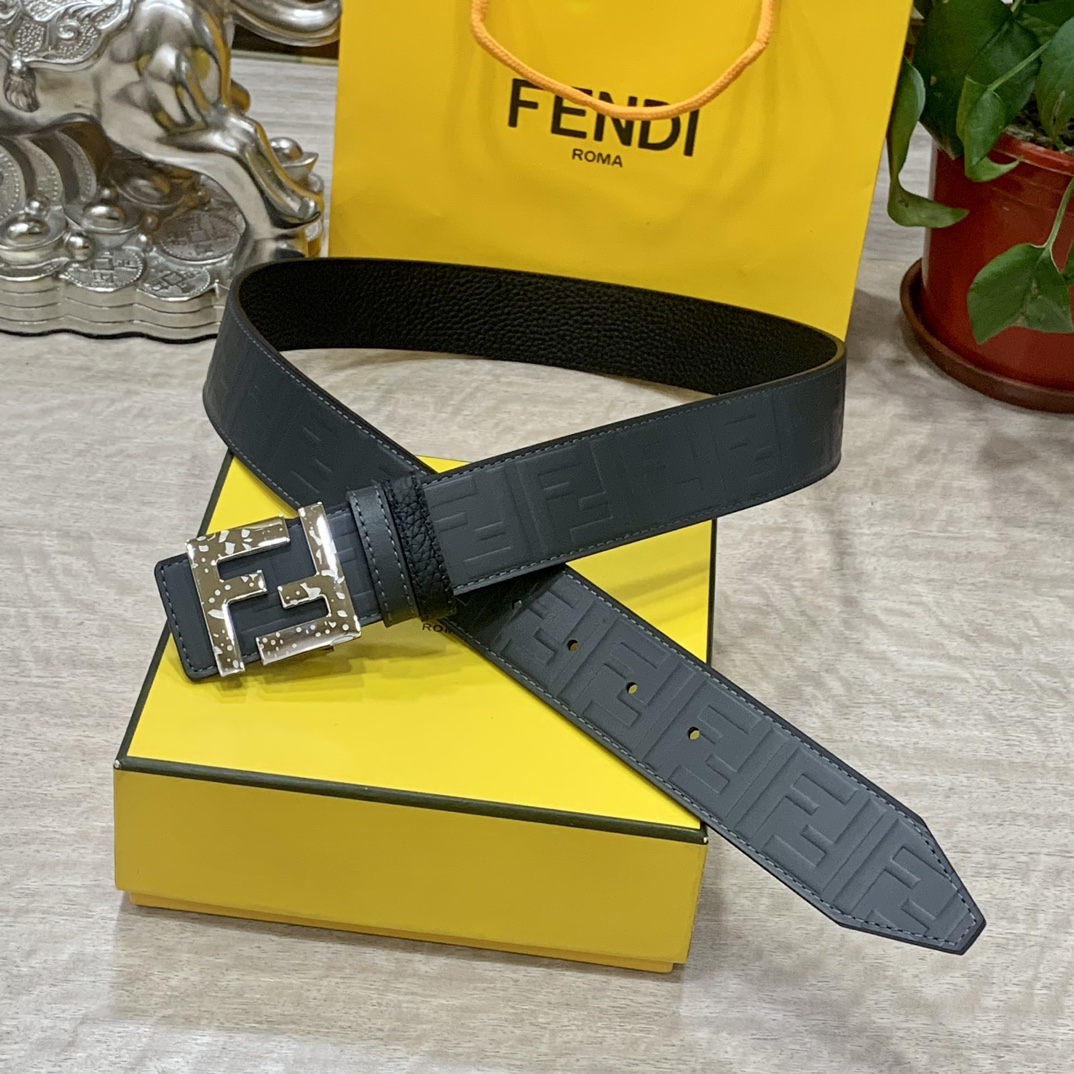 FENDl宽40MM双面原版小牛皮搭