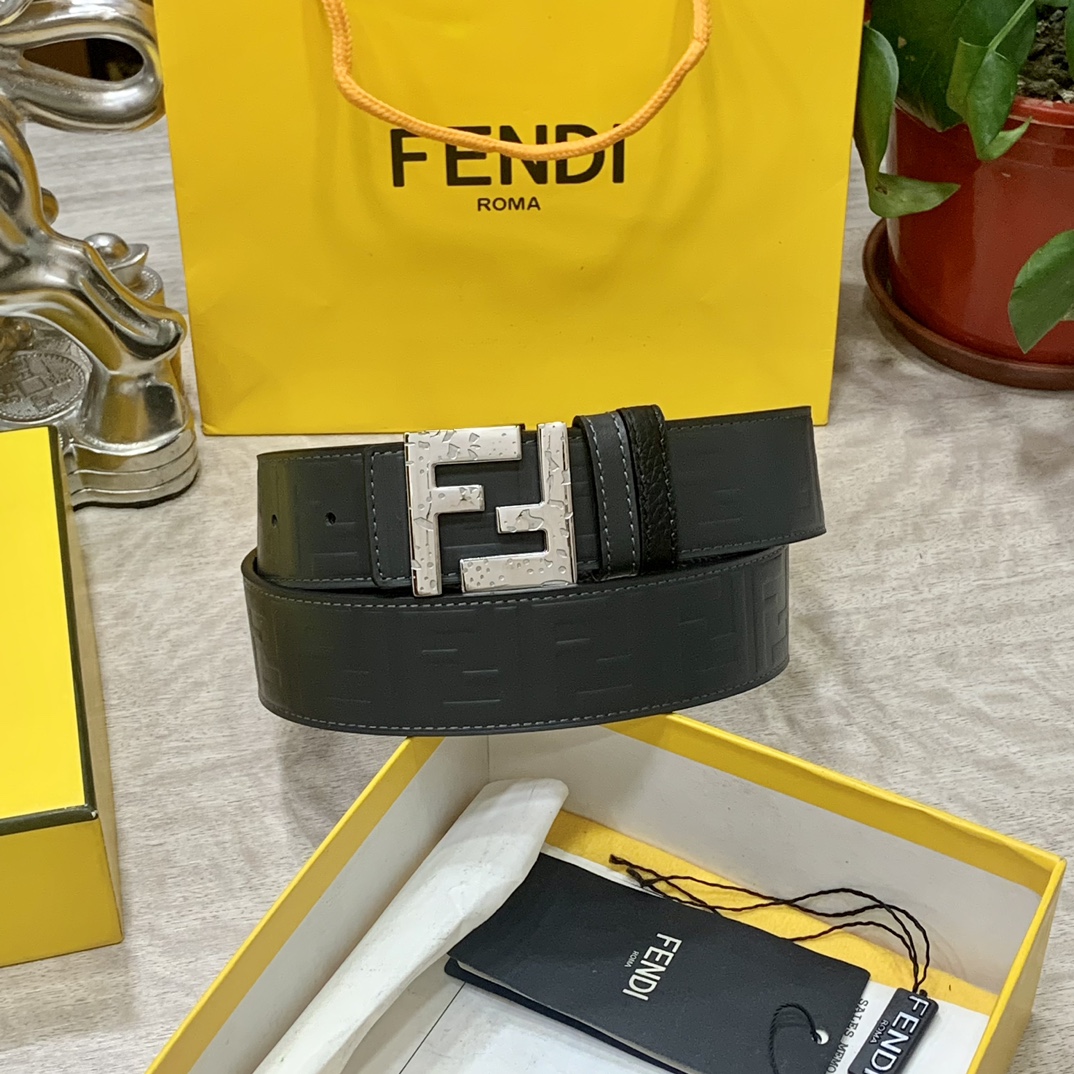 FENDl宽40MM双面原版小牛皮搭