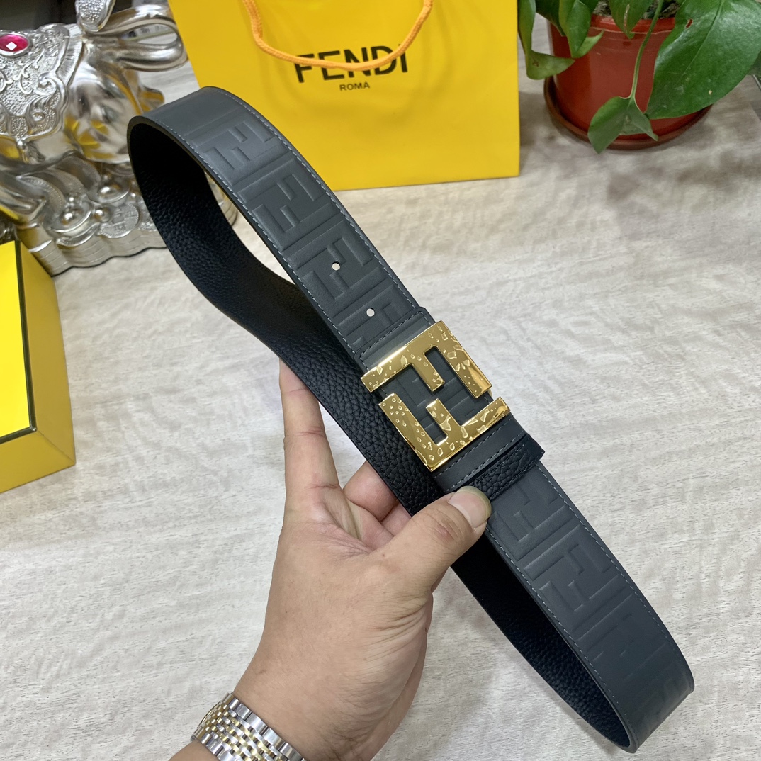 FENDl宽40MM双面原版小牛皮搭