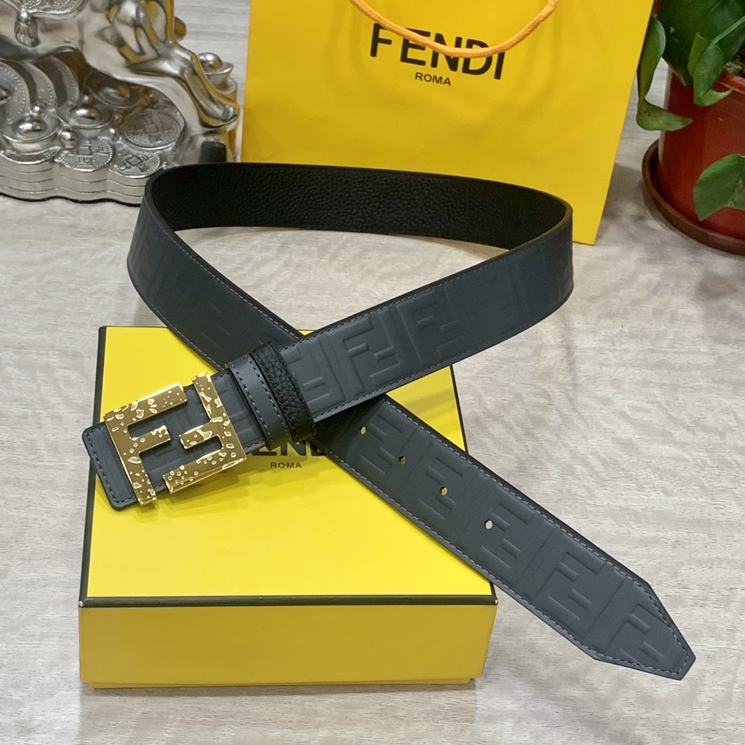 FENDl宽40MM双面原版小牛皮搭