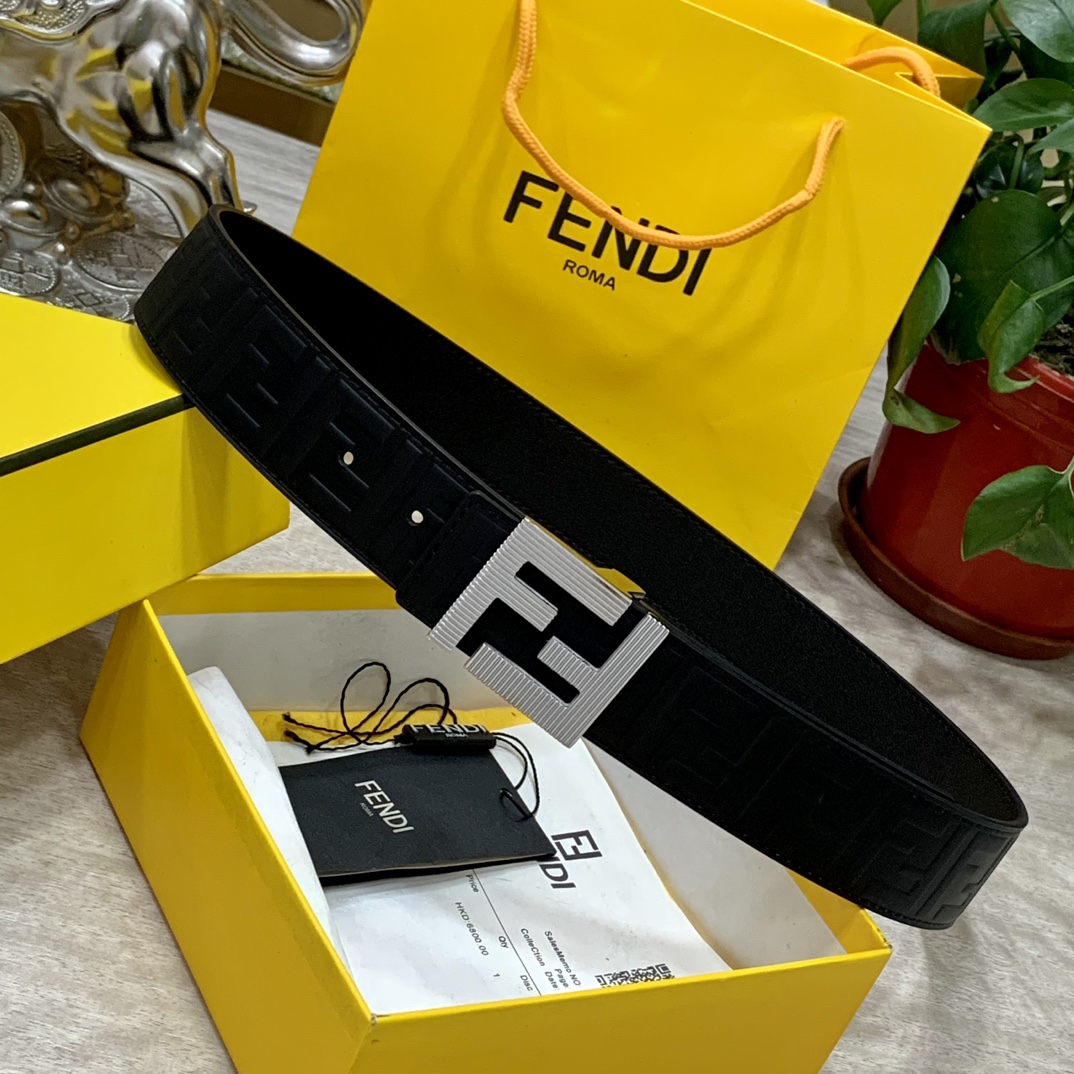 FENDl宽40MM双面原版小牛皮搭