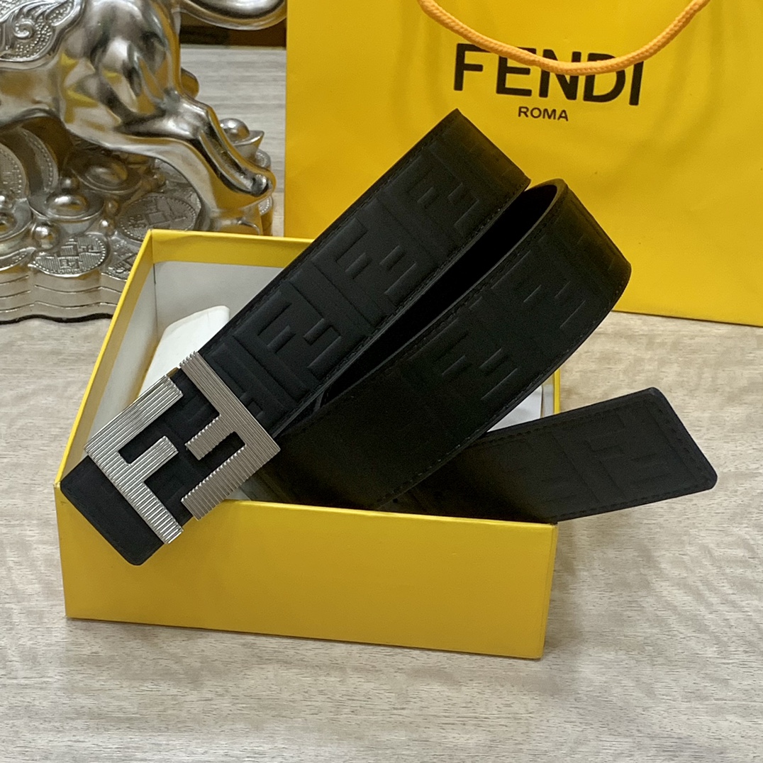 FENDl宽40MM双面原版小牛皮搭