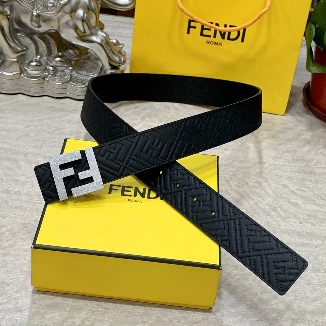 FENDl宽40MM双面原版小牛皮搭