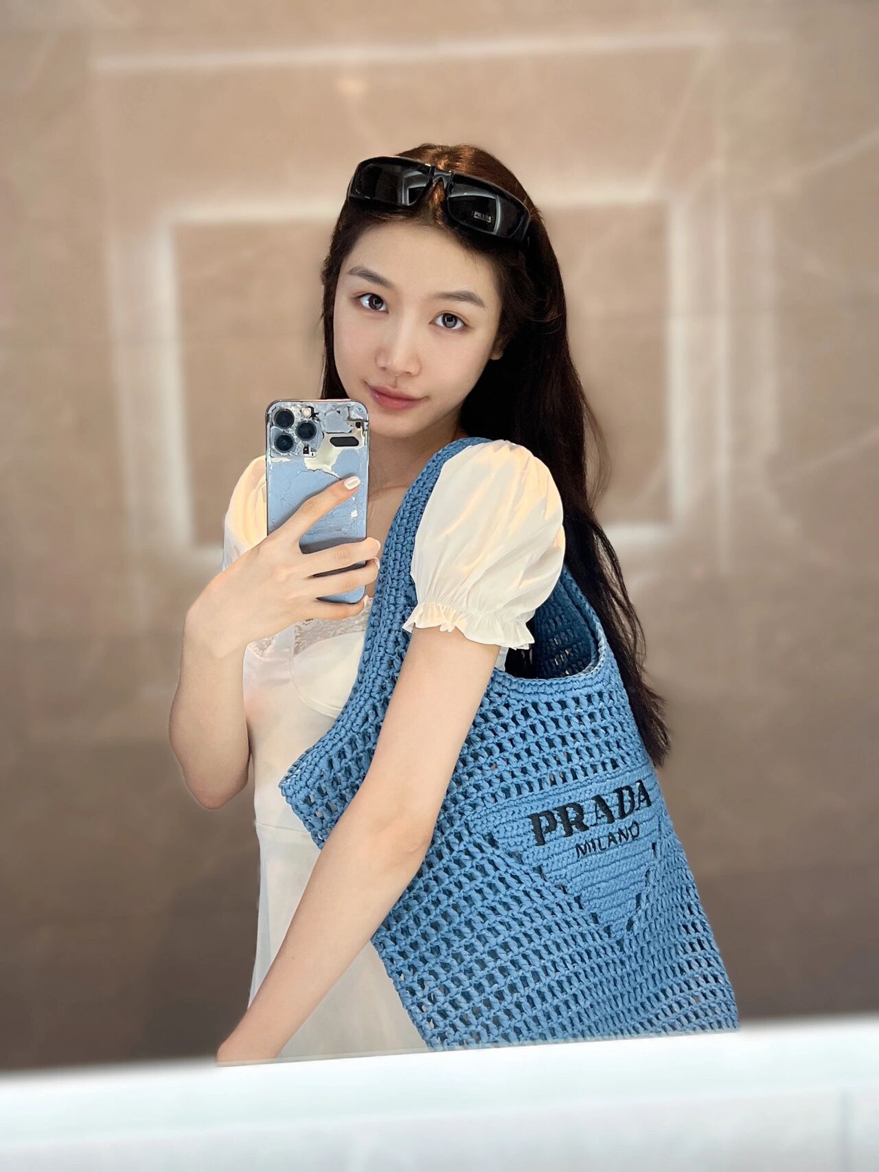 Prada The summer sea breeze blows in your face
