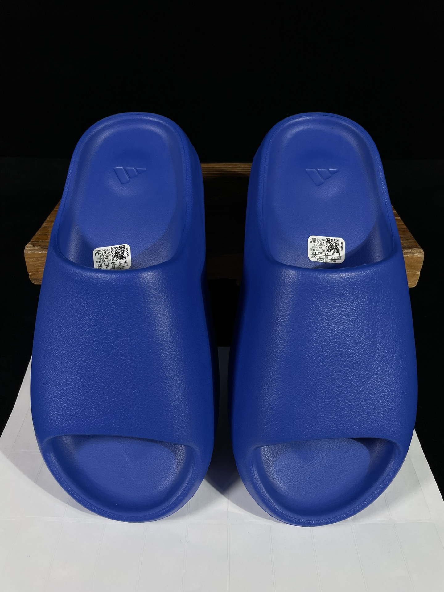 椰子拖鞋克莱因蓝雾面ID4133夏季硬通货外贸大厂出品！比市面之前所有版本都要略好尺码37383940.