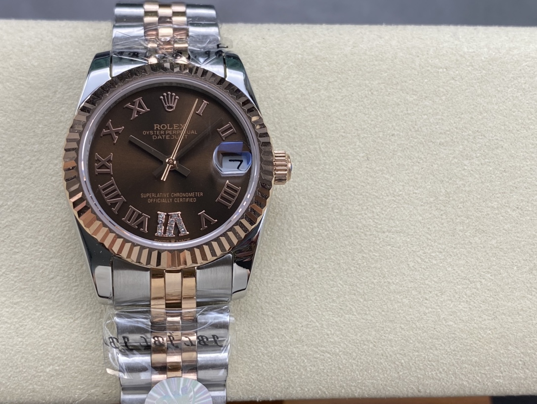 SK Factory 女款 劳力士Rolex 日志型31mm 自動巻き腕時計