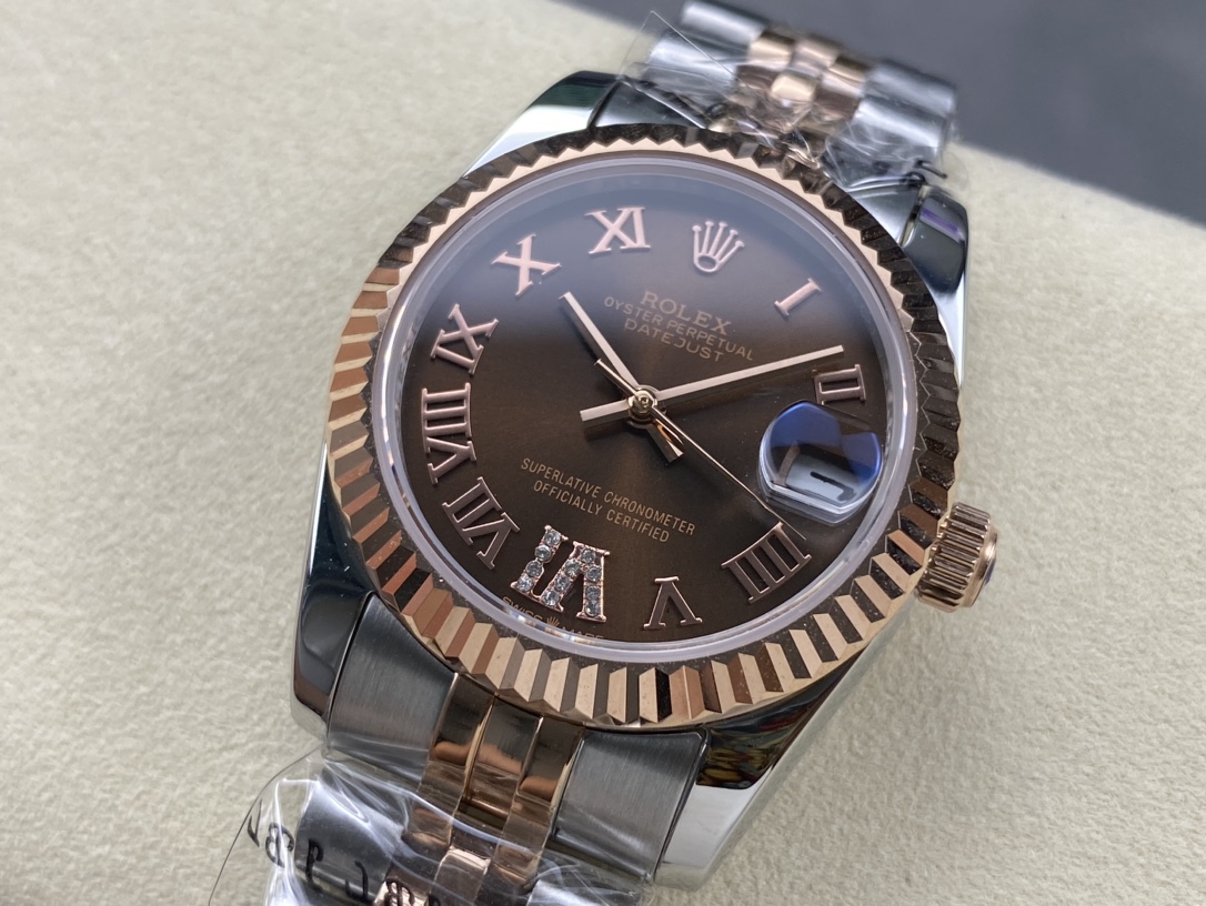 SK Factory 女款 劳力士Rolex 日志型31mm 自動巻き腕時計