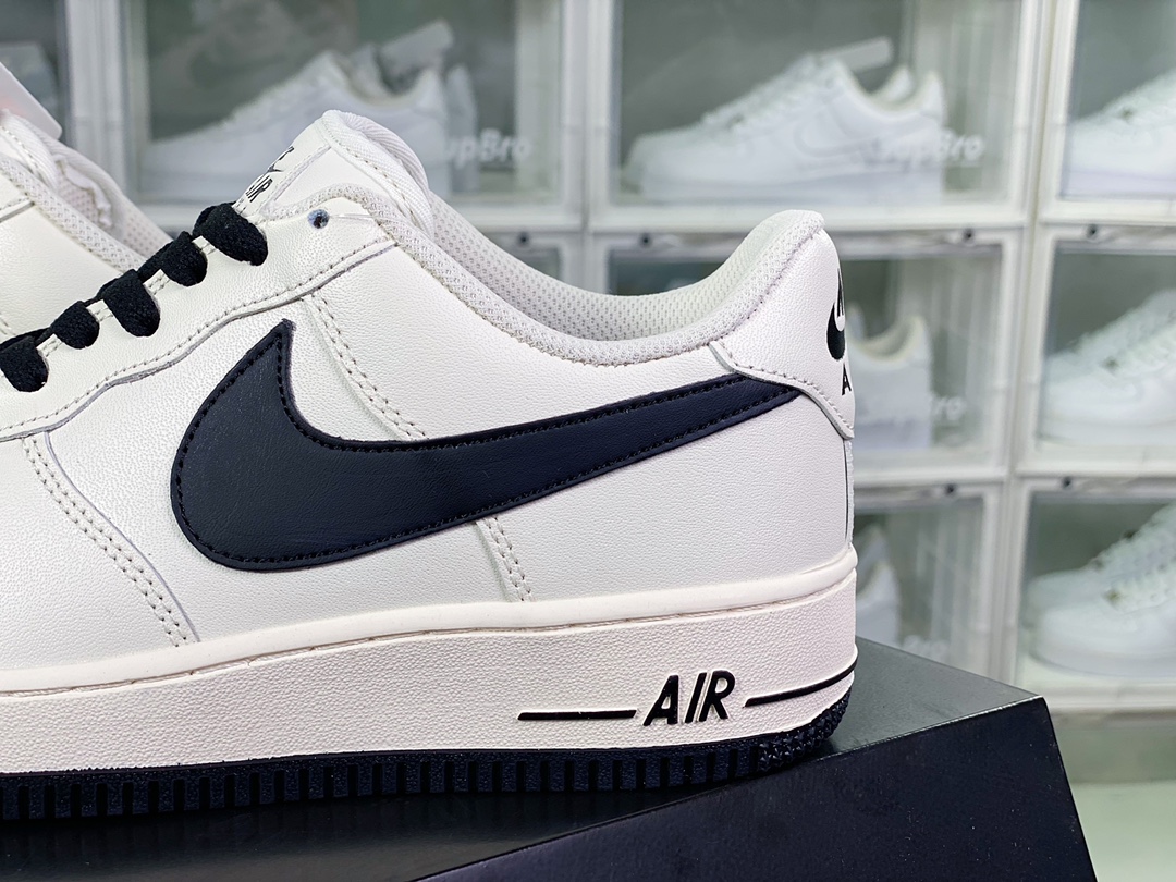 Air Force 1'07 LOW ”Beige/Black Jumbo Swoosh” Air Force No. 1 Shoes ”Leather Rice White Hook” SP0758-023