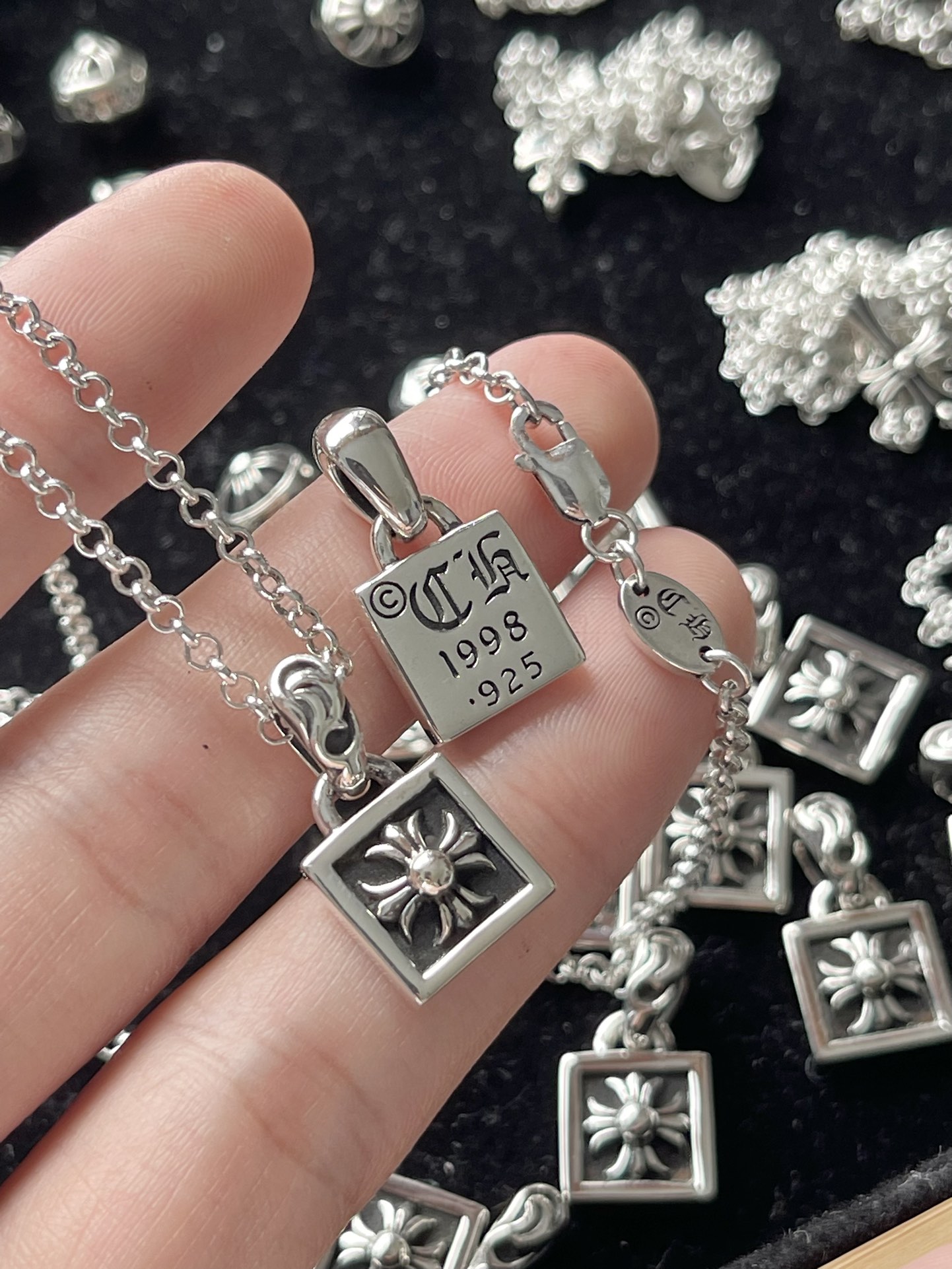 Chrome Hearts 克罗心 方形十字项链