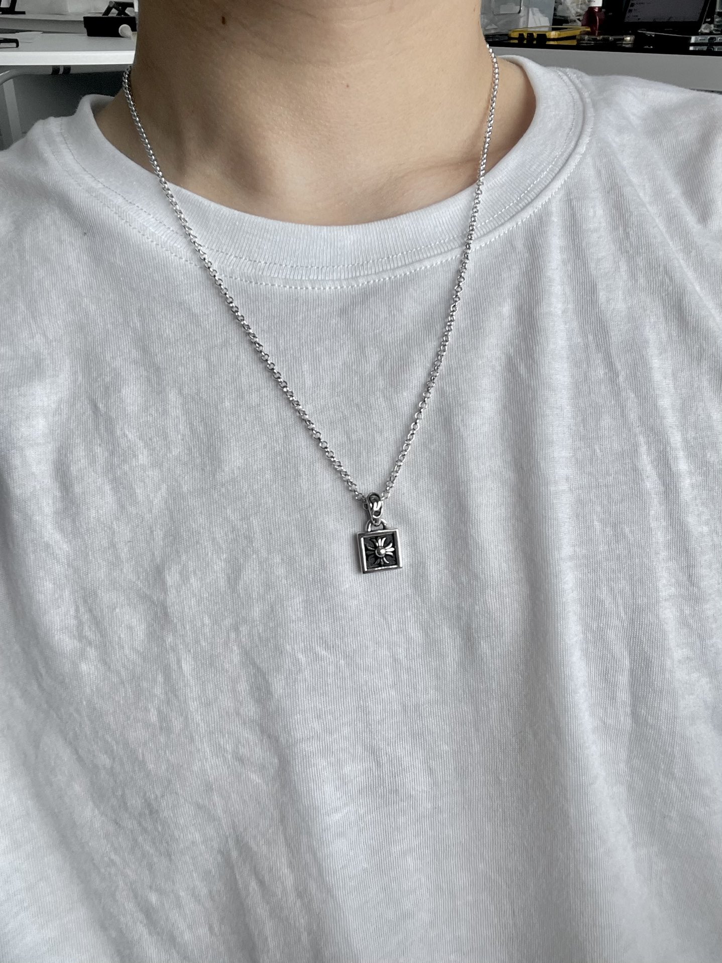 Chrome Hearts 克罗心 方形十字项链