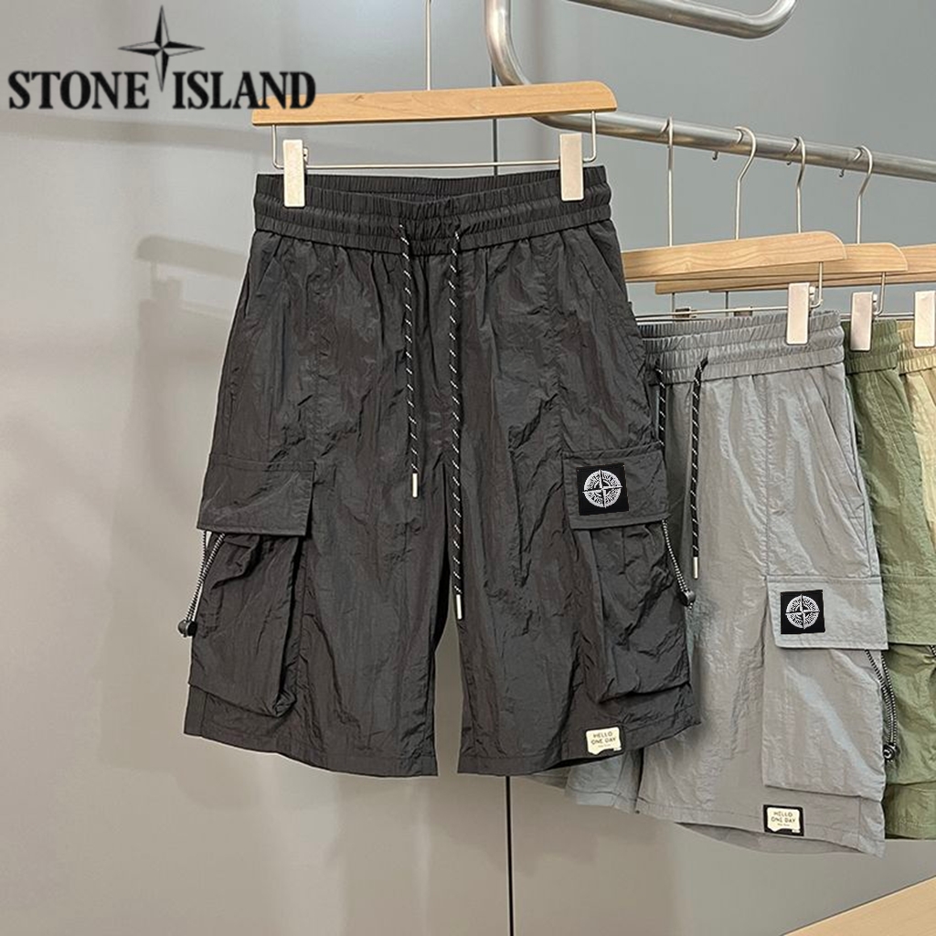 Stone Island Summer Collection: Airy Pants, Zipper Shorts, 3D Pocket Details. - 图片 2