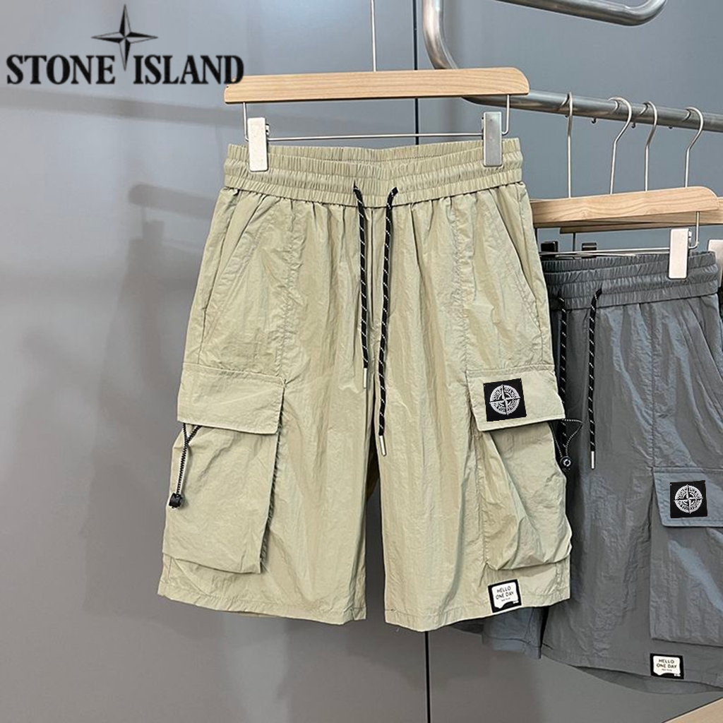 Stone Island Summer Collection: Airy Pants, Zipper Shorts, 3D Pocket Details. - 图片 3