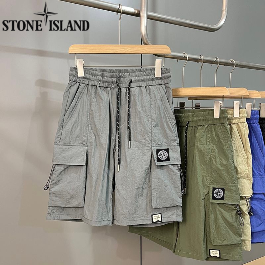 Stone Island Summer Collection: Airy Pants, Zipper Shorts, 3D Pocket Details. - 图片 4