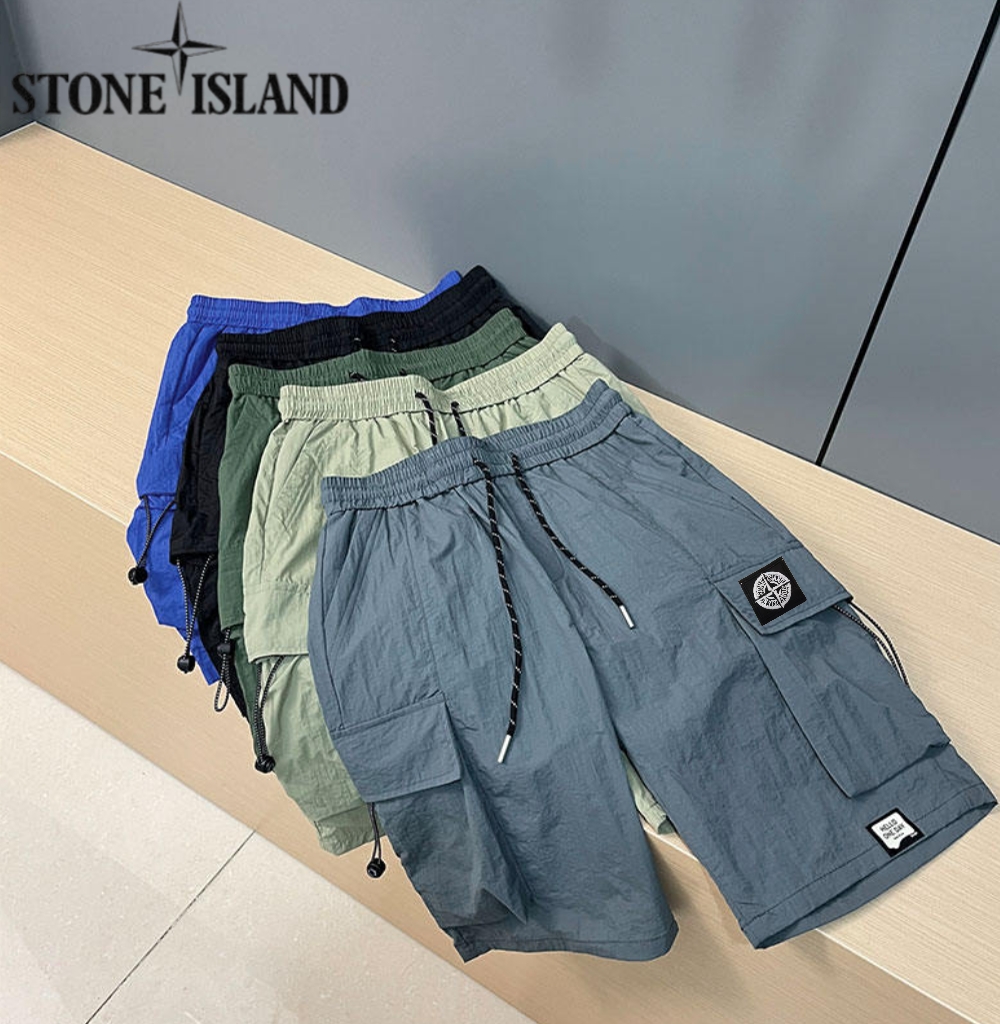 Stone Island Summer Collection: Airy Pants, Zipper Shorts, 3D Pocket Details. - 图片 6