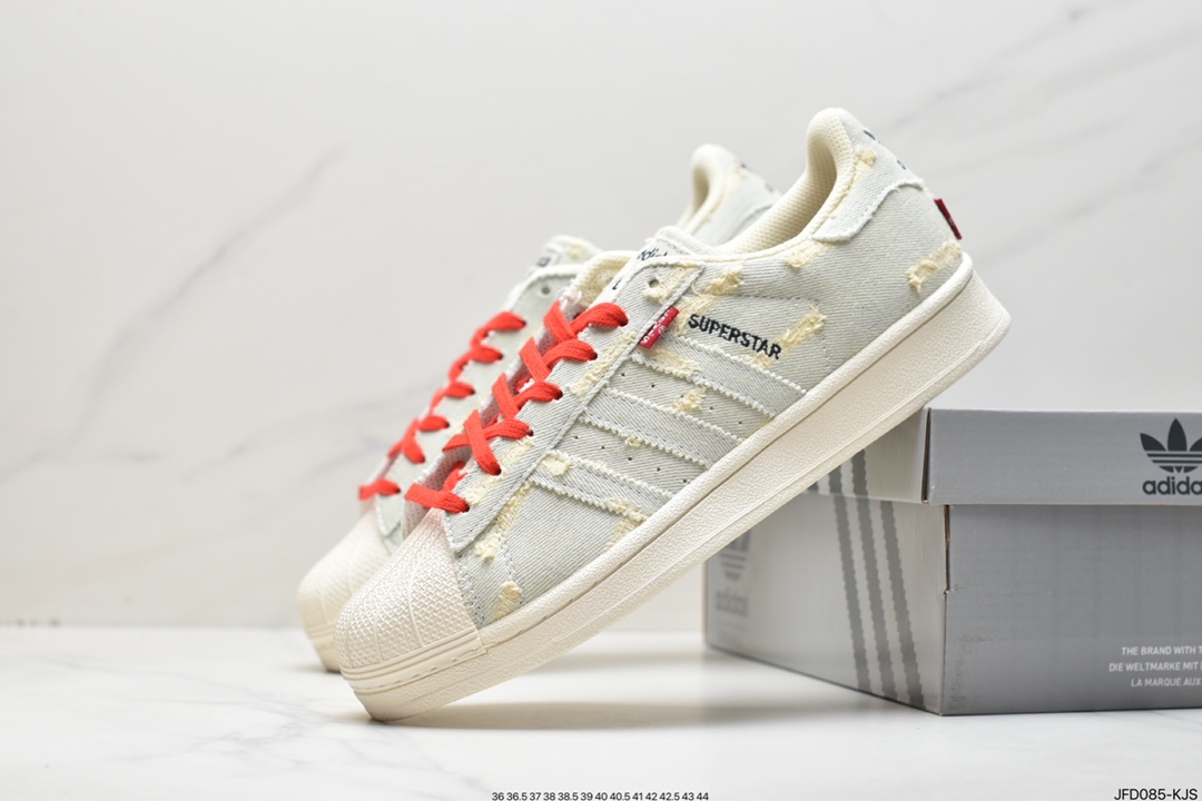 Adidas Originals Superstar Shell Toe Classic All-match Casual Sports Shoes GE4988