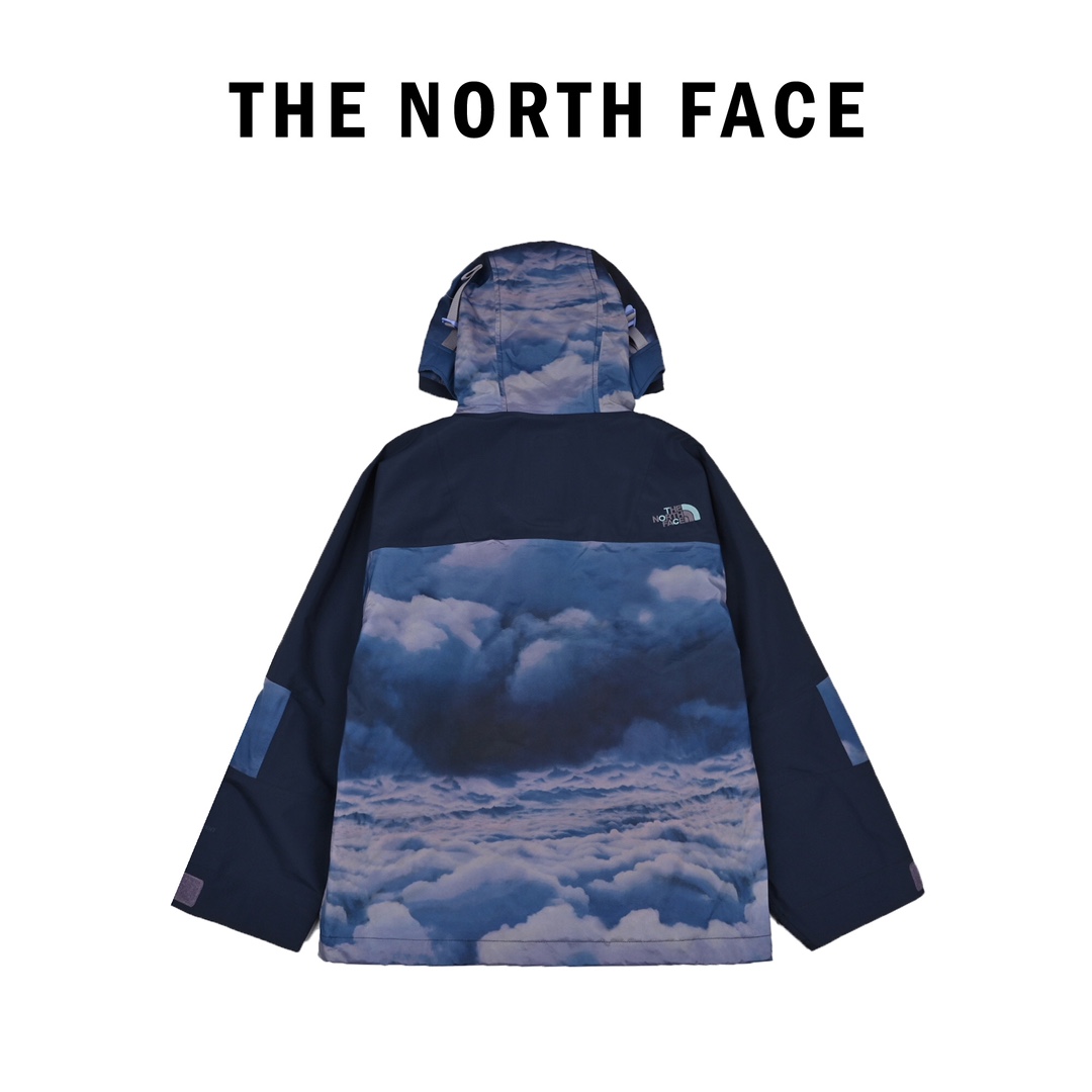 400 TheNorthFaceX CLOT北面春夏联名款男户外防水防风冲锋衣外套