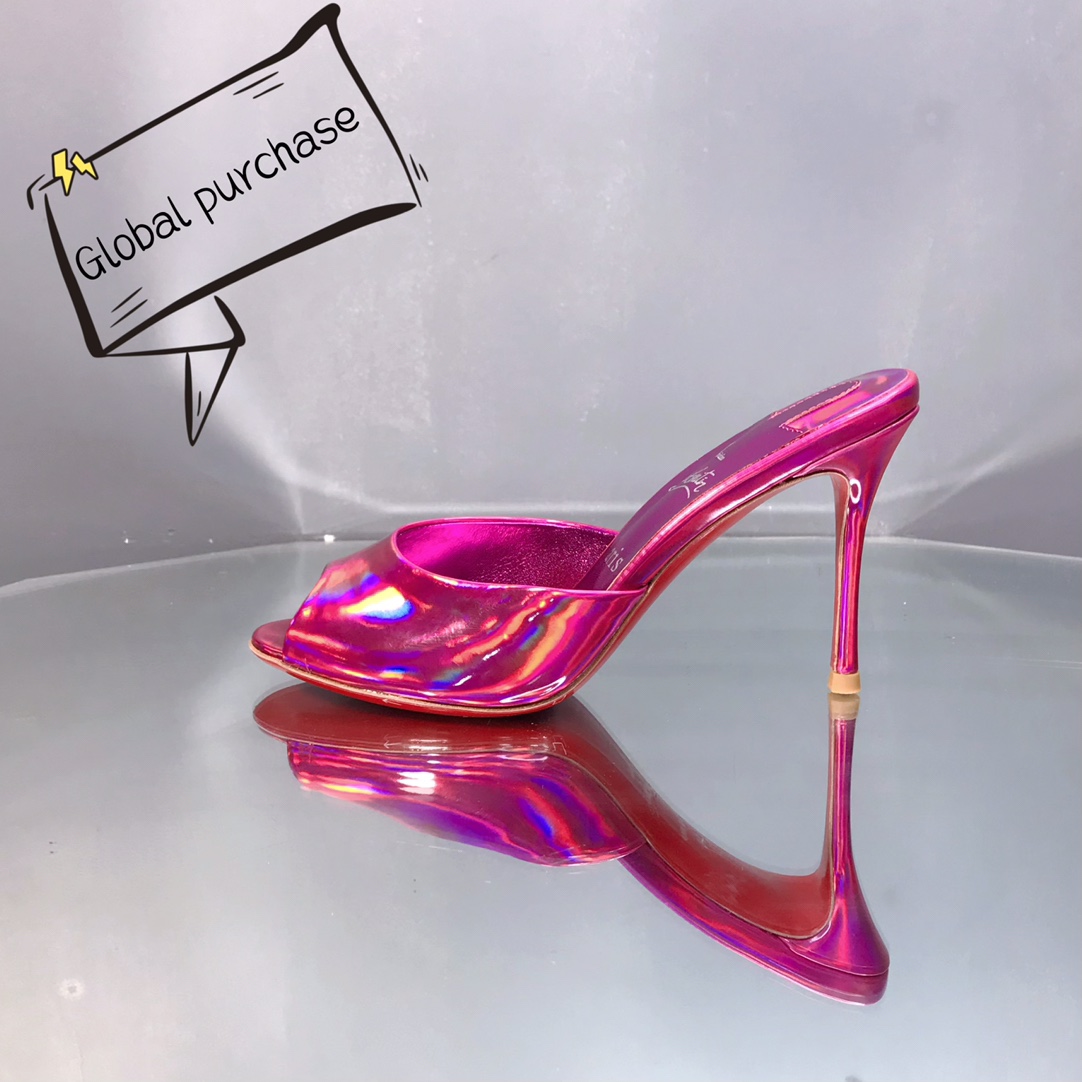 NO:100651,High-end custom sandals spring and summer series!  H10Cm, size 34-42. genuine leather sole. Customized model. No return or exchange.-1 rose red laser illusion color leather rose red metal sheepskin, official website synchronized standard European code Reference:-1 Color:rose/rose Material:pertent Lining:goat leather Heel height:10Cm Sole:leather sole Size:EUR 34-42 (US 4-11):,,christian louboutin,sandals,sheepskin,Leather soles19860909高端订制 凉鞋春夏系列！ H10Cm,尺码34-42码.真皮大底.订制款.不退不换.-1玫红雷射幻彩皮玫红金属羊皮里,官网同步 标准欧码 Reference:-1 Color:rose/rose Material:pertent Lining:goat leather Heel heigh:10Cm Sole:leather sole Size:EUR 34－42（US 4一11) :,,christian louboutin,sandals,sheepskin,Leather soles,Women's Shoes