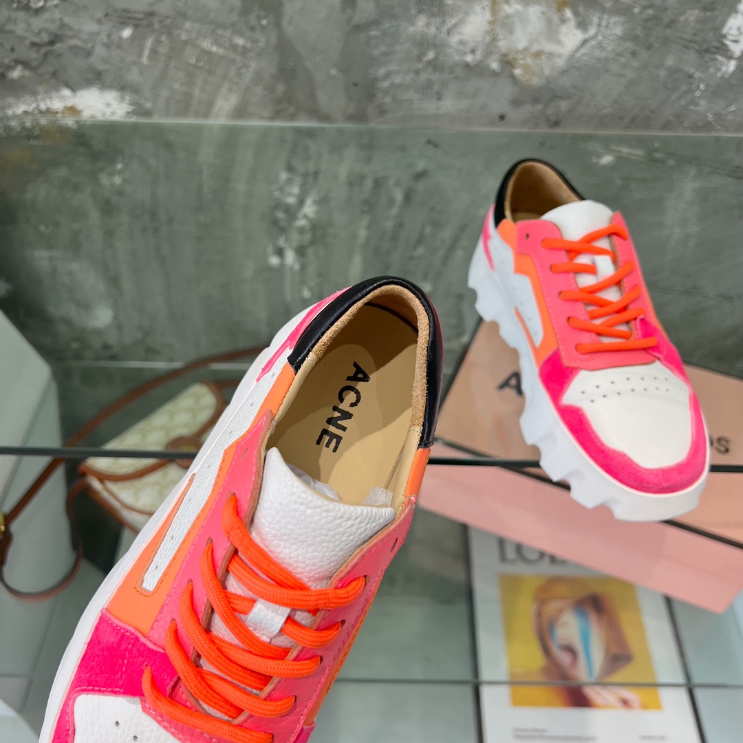 Stylish Thick-Skinned Recreational Shoes with English Wind Collage Design, Lightweight and Soft - 图片 5