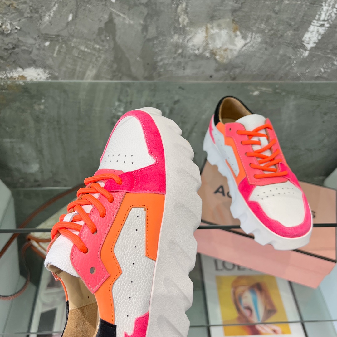 Stylish Thick-Skinned Recreational Shoes with English Wind Collage Design, Lightweight and Soft - 图片 4