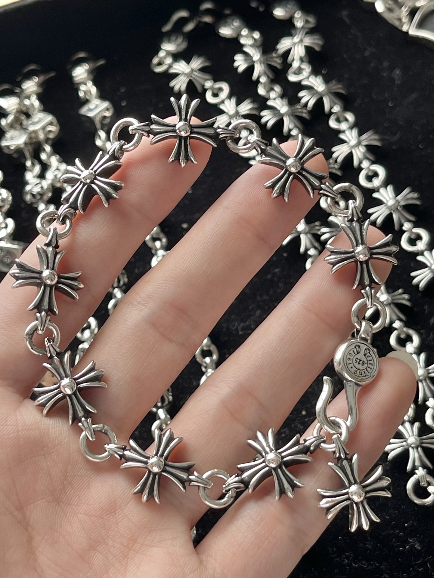 Chrome Hearts 克罗心 九节十字架手链