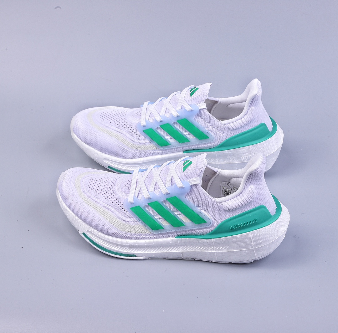 Adidas Ultra Boost Light UB2023 series low-top sock-style knitted breathable cushioning casual sports jogging shoes HQ6350