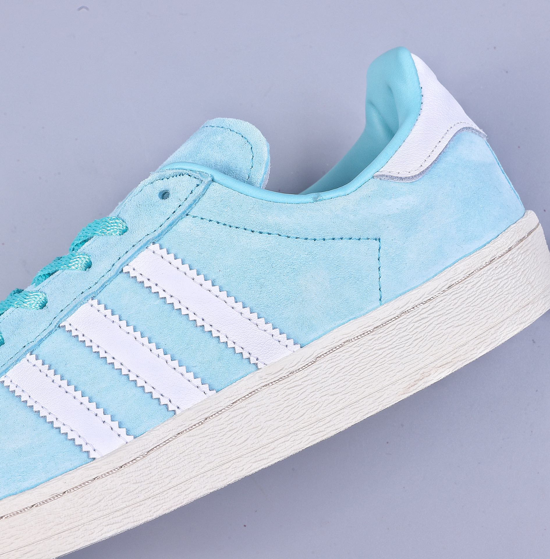 Adidas Originals Campus 80s College Series All-match Casual Sports Shoes ID7318 Mint Green