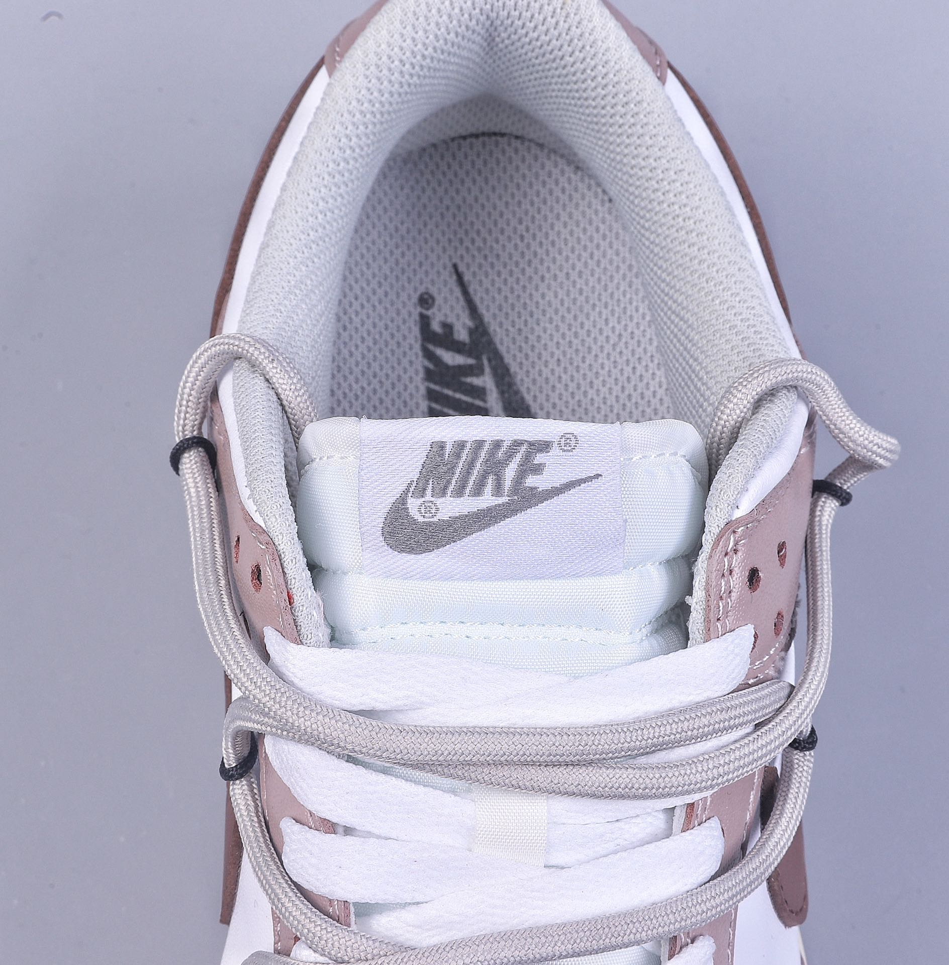 Nike Dunk Low Cocoa Latte Custom Edition Deconstructed Strap Casual Sneakers DD1503-117