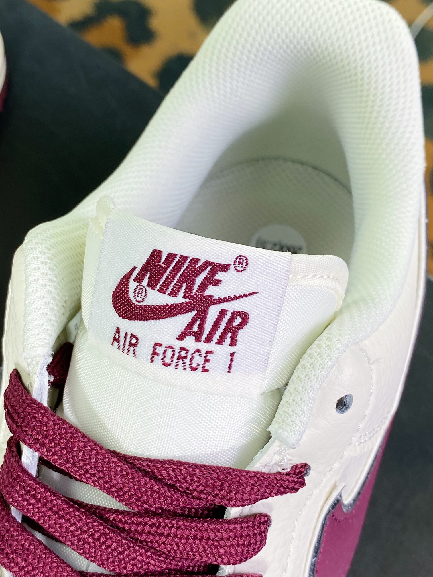 Air Force 1'07 LOW ”White /Vine Red /Silver” Air Force No. 1 Shoes ”Leather Rice Ball Red Silver Hook” BM2023-102