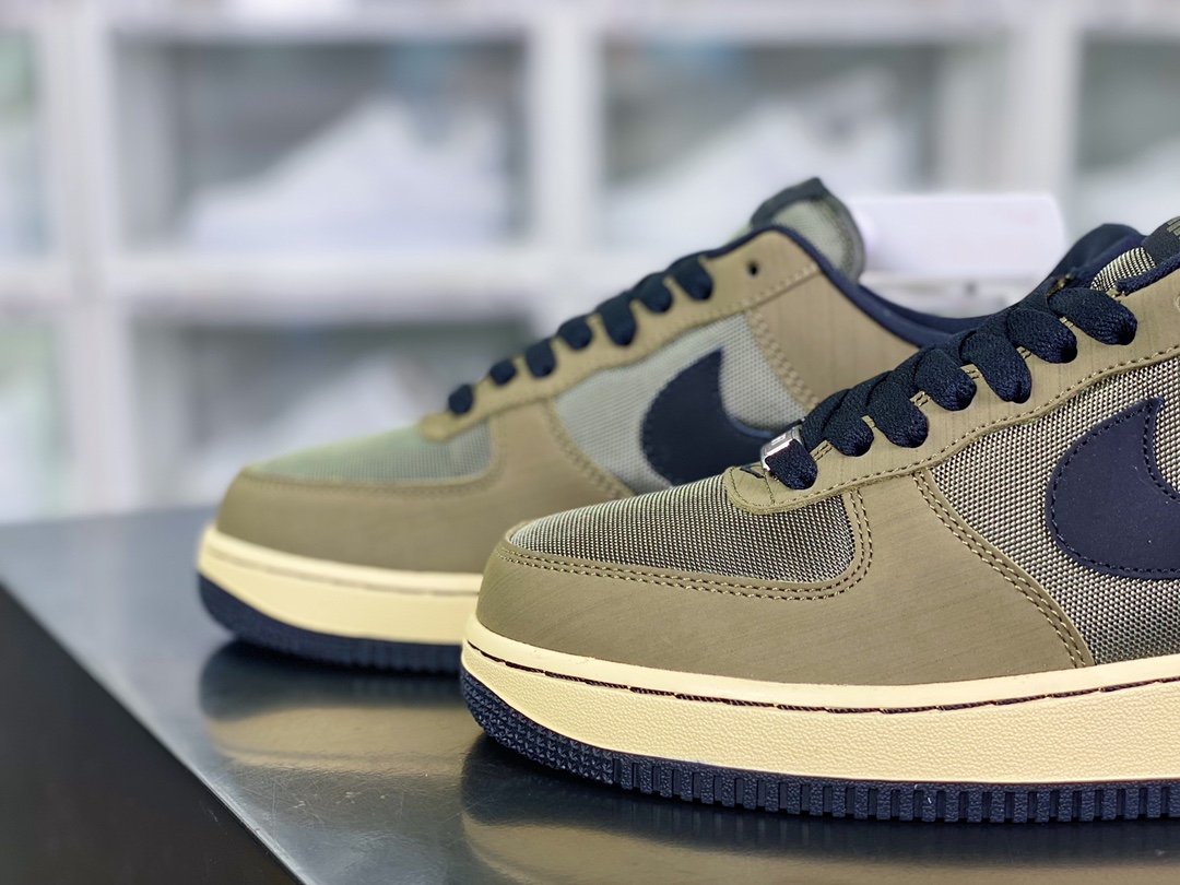 UNDEFEATED x 【Nike】 Air Force 1'07 Low SP ”Ballistic” Air Force One Sneakers ”Olive Green Army Green Black UND Unbeaten” DH3064-300