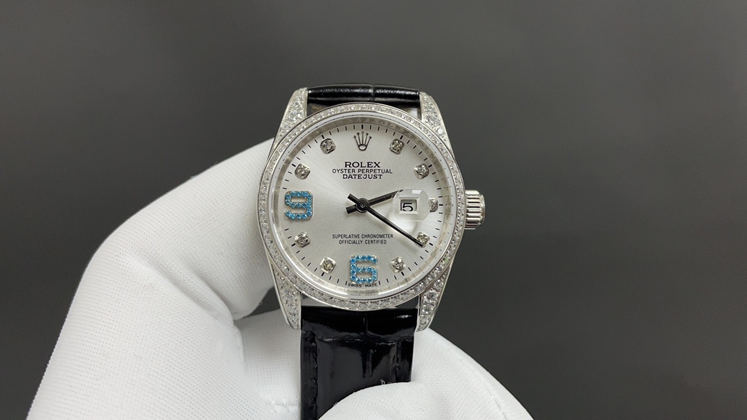 Rolex Datejust Watch Blue Steel Material Automatic Mechanical Movement