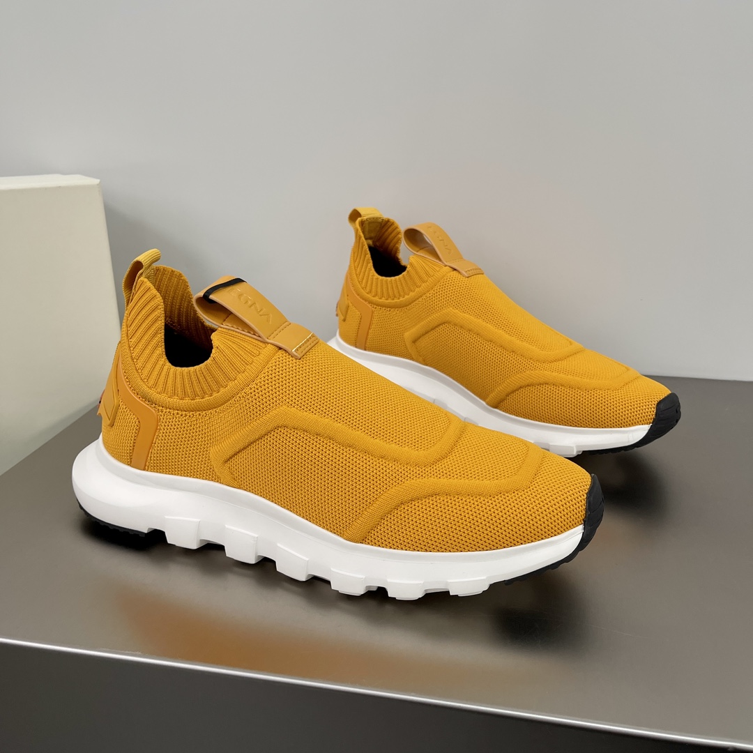 480Zegna Nuevo Hombre TECHMERINO Sockliner Slip-On SneakersThe Techmerino sockliner slip-on trainer 