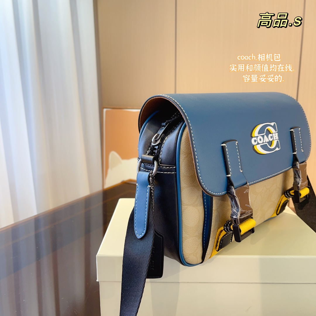 Limited Edition Coach Men’s Leafman’s Track Slippering Card 2022: Stylish Multi-purpose Shoulder Bag - 图片 3