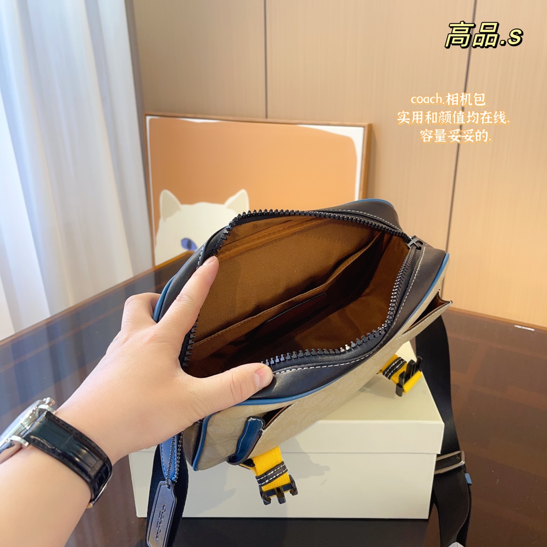 Limited Edition Coach Men’s Leafman’s Track Slippering Card 2022: Stylish Multi-purpose Shoulder Bag - 图片 9